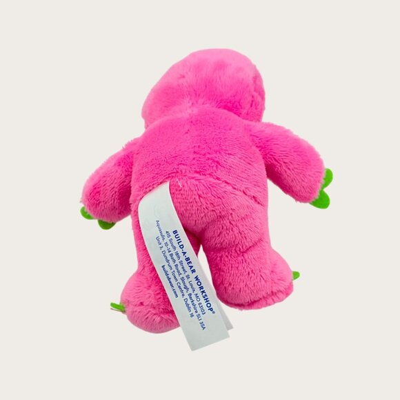 Build A Bear Pink Green Sloth Plush Toy 5" Stuffed Animal BAB Collectible - Picture 2 of 3